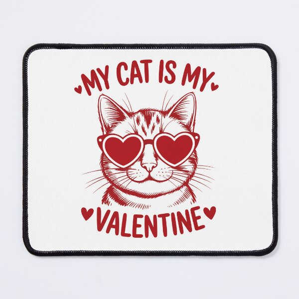 Item preview, My Cat Is My Valentine designed and sold by jkrphoto.
