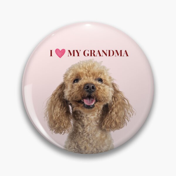 Item preview, I Love My Grandma Cute Poodle Dog Gift designed and sold by chaos-and-curls.