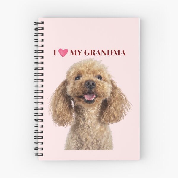 Item preview, I Love My Grandma Cute Poodle Dog Gift designed and sold by chaos-and-curls.