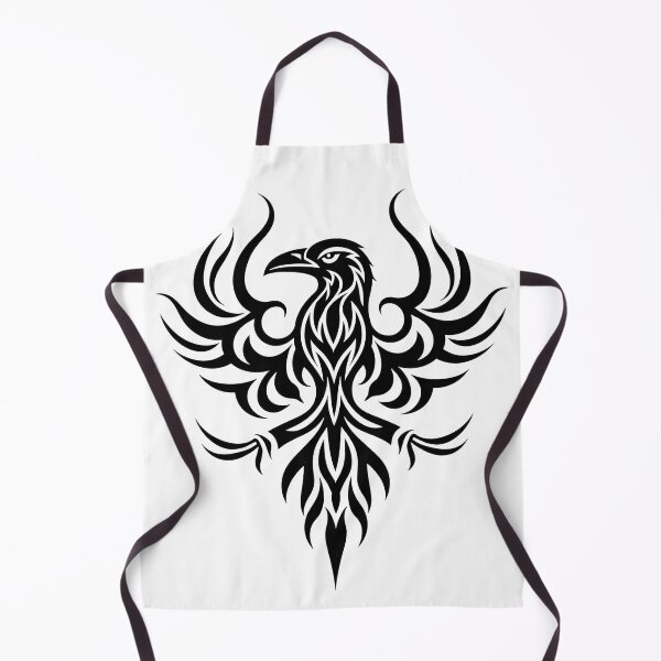 Item preview, Bold Raven Tribal Tattoo Flash Design designed and sold by Qubivibe.