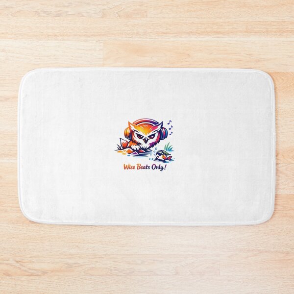 Item preview, Gradient‑Stroke Owl Art – “Wise Beats Only” Modern Animal Illustration designed and sold by EdgeSphere.