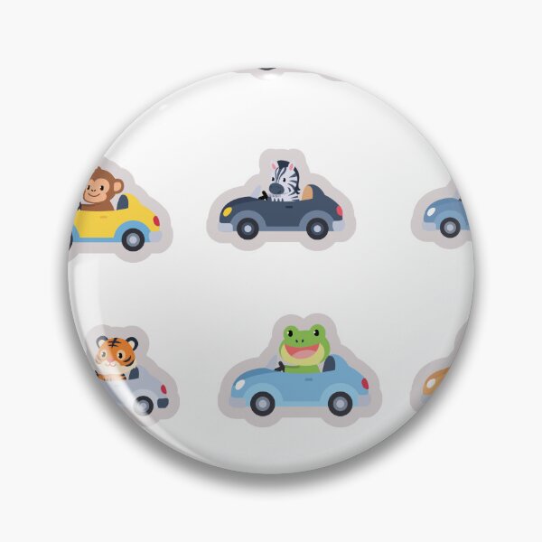 Item preview, Cute Animals Driving Cars Sticker Sheet designed and sold by KAWAII STUDIO NB.