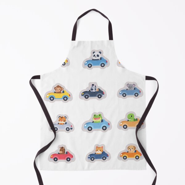 Item preview, Cute Animals Driving Cars Sticker Sheet designed and sold by KAWAII STUDIO NB.