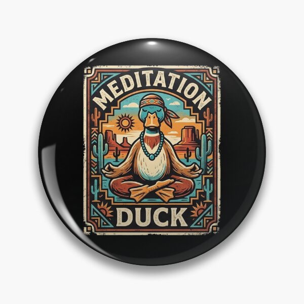 Item preview, Meditation Duck designed and sold by Finding Source Designs.