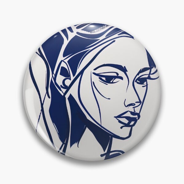 Item preview, Clymene, Greek deity - Blue Abstract Art designed and sold by shadow-bloom.