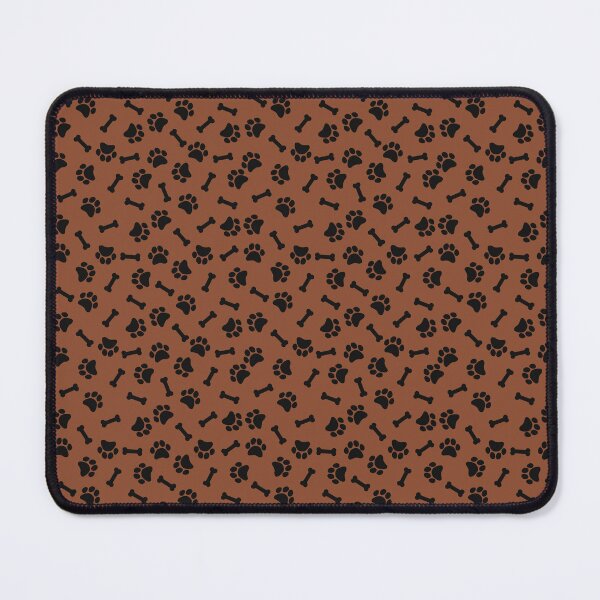 Item preview, Copper And Black Dog Paw And Bone Pattern designed and sold by pattern-archive.