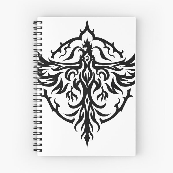 Item preview, Bold Raven Tribal Tattoo Flash Design designed and sold by Qubivibe.