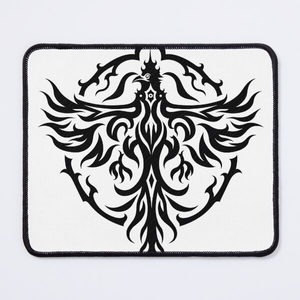 Item preview, Bold Raven Tribal Tattoo Flash Design designed and sold by Qubivibe.
