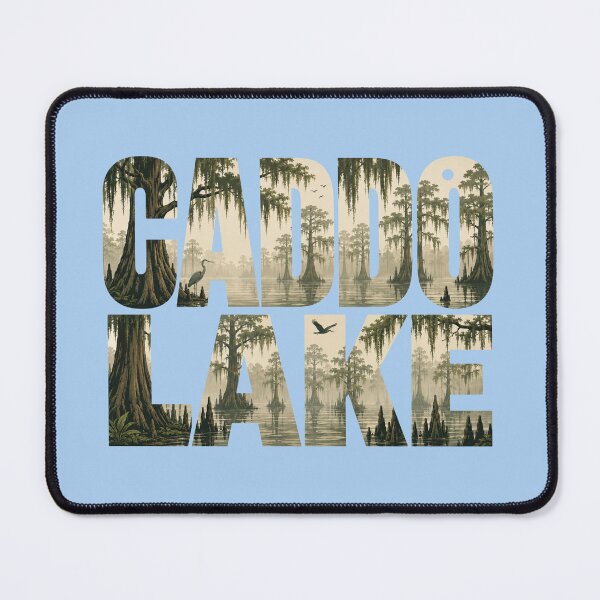 Item preview, Caddo Lake Cypress Swamp Vintage Travel Style Graphic designed and sold by SimplyJasper.