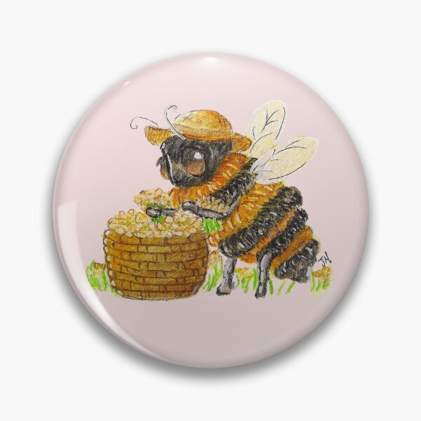 Item preview, Little Honeybee Picking Flowers designed and sold by Precious Hewie.