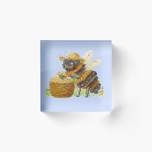 Item preview, Little Honeybee Picking Flowers designed and sold by Precious Hewie.