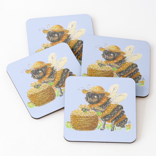 Item preview, Little Honeybee Picking Flowers designed and sold by Precious Hewie.