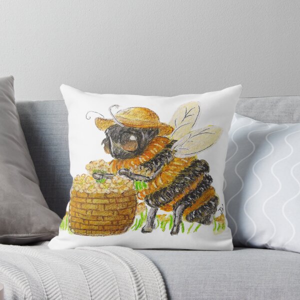 Item preview, Little Honeybee Picking Flowers designed and sold by Precious Hewie.
