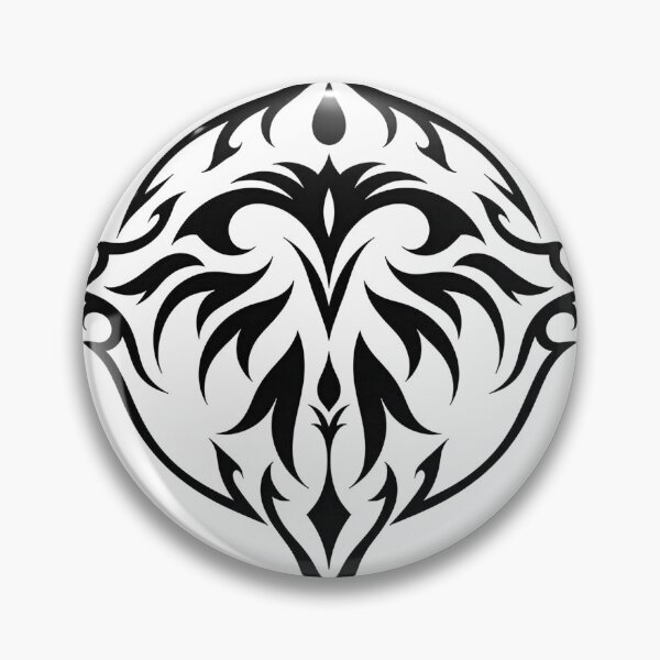Item preview, Bold Raven Tribal Tattoo Flash Design - Symmetrical Mandala designed and sold by Qubivibe.