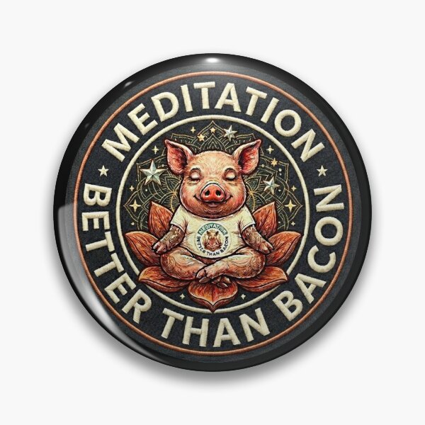 Item preview, Meditation: Better Than Bacon designed and sold by Finding Source Designs.