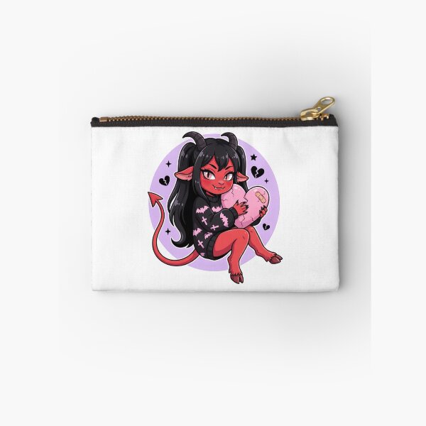 Item preview, Sweet But Evil Devil Girl - Kawaii Broken Heart Pastel Goth designed and sold by CaliLuminos.