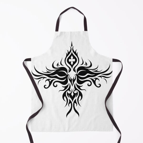 Item preview, Bold Raven Tribal Tattoo Flash Design - Symmetrical Mandala Line Art designed and sold by Qubivibe.
