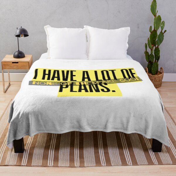 Item preview, I Have a Lot of Plans. None of Them Are Good. – Funny Minimalist Typography designed and sold by selvashop.
