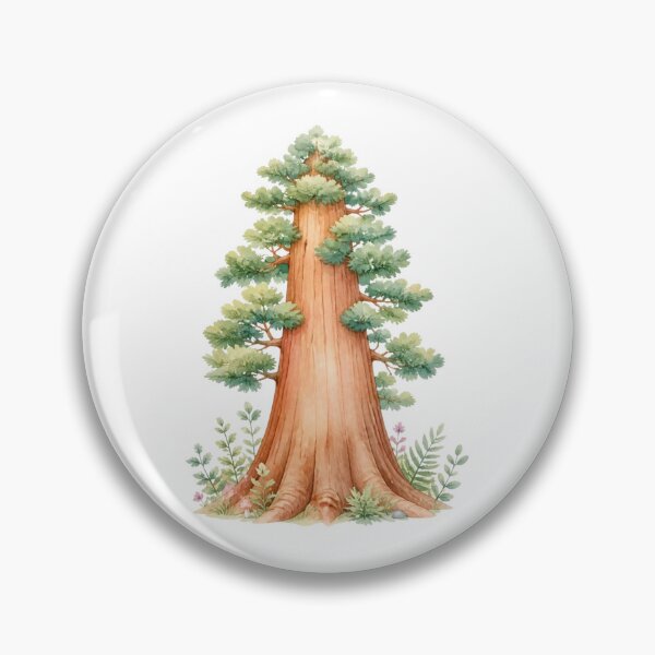 Item preview, Mammoth tree watercolor designed and sold by uunaa.