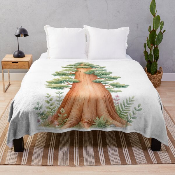 Item preview, Mammoth tree watercolor designed and sold by uunaa.