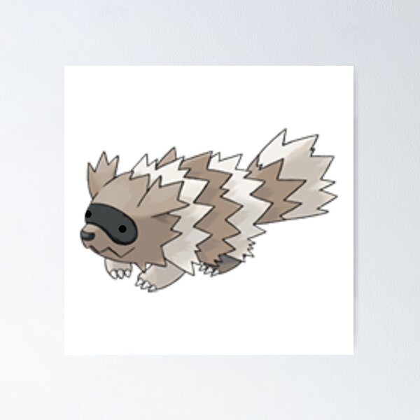 Item preview, Duplica’s Ditto Zigzagoon normal type designed and sold by DecalRush.