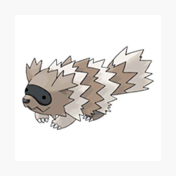 Item preview, Duplica’s Ditto Zigzagoon normal type designed and sold by DecalRush.