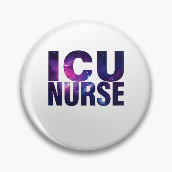 Item preview, ICU Nurse Cosmic Galaxy Typography | Space Nebula Nursing Design designed and sold by Barkashow.