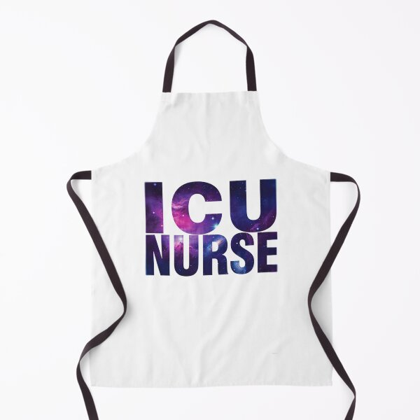 Item preview, ICU Nurse Cosmic Galaxy Typography | Space Nebula Nursing Design designed and sold by Barkashow.