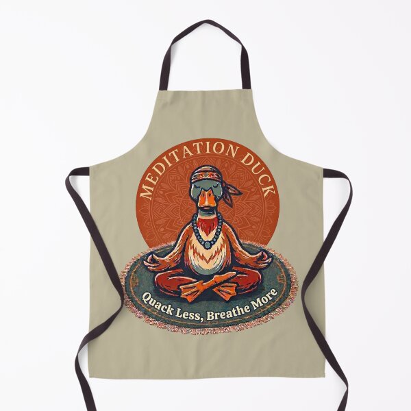 Item preview, Meditation Duck: Quack Less, Breathe More designed and sold by Finding Source Designs.