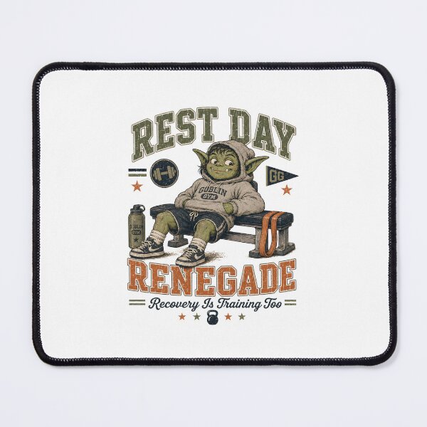 Item preview, Rest Day Renegade Retro Gym Recovery Humor designed and sold by FindYouByZ.