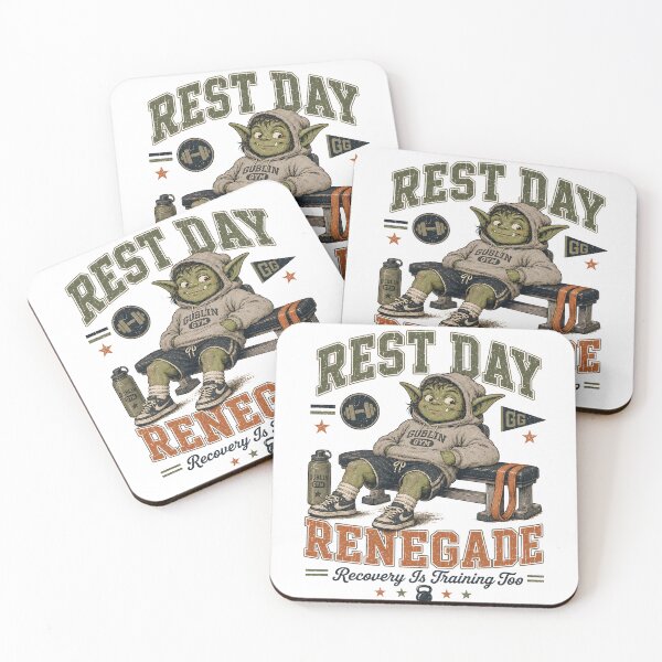 Item preview, Rest Day Renegade Retro Gym Recovery Humor designed and sold by FindYouByZ.