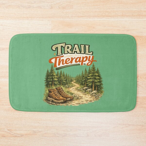 Item preview, Trail Therapy – Cozy Forest Hiking Hand-Drawn Outdoor Illustration designed and sold by RosalesArts.
