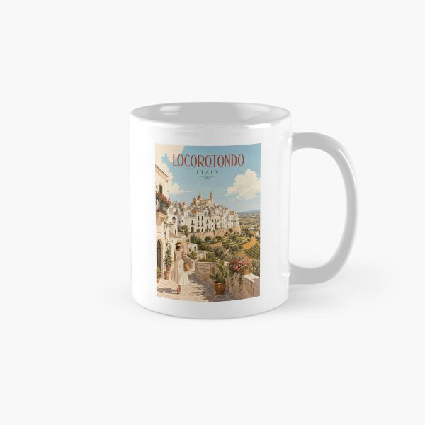 Artikelvorschau, Entdecken Sie das Weiße Dorf Locorotondo in Italien (Reisekunst) entworfen und verkauft von turtlestart.