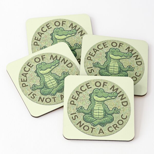 Item preview, Meditation Gator: Not a Croc designed and sold by Finding Source Designs.