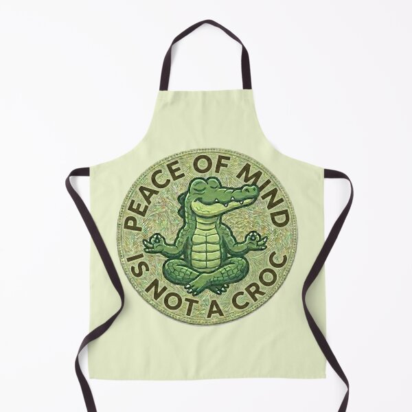 Item preview, Meditation Gator: Not a Croc designed and sold by Finding Source Designs.