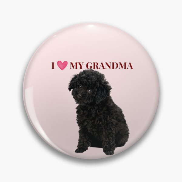Item preview, I Love My Grandma Cute Poodle Dog Gift designed and sold by chaos-and-curls.