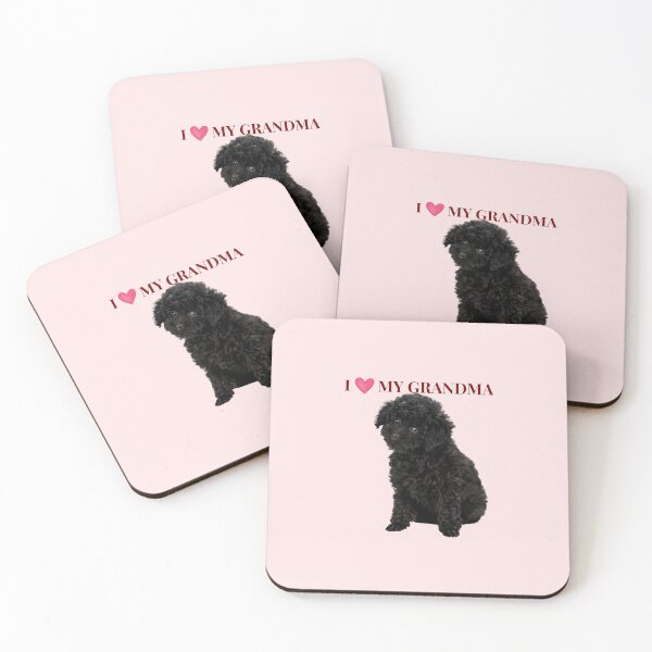 Item preview, I Love My Grandma Cute Poodle Dog Gift designed and sold by chaos-and-curls.