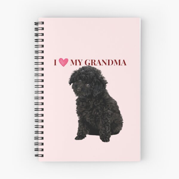 Item preview, I Love My Grandma Cute Poodle Dog Gift designed and sold by chaos-and-curls.