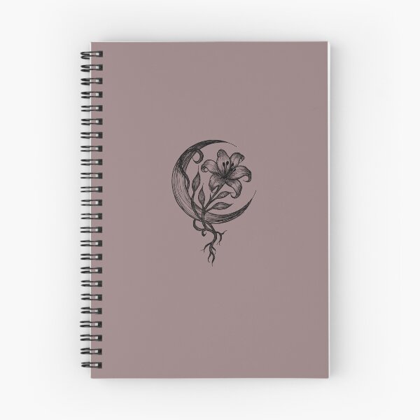 Item preview, Floral Crescent Moon Line Art | Botanical Celestial Aesthetic Stickers designed and sold by Marianarcezar.