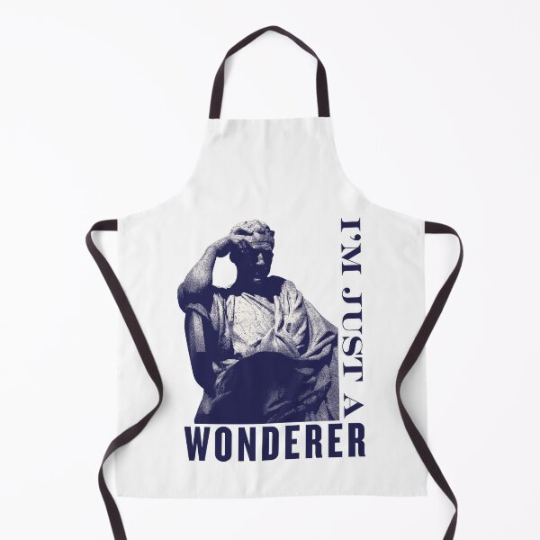 Item preview, I'm Just A Wonderer - Thinker Statue Philosophical Aesthetic Art designed and sold by DontYouBabe.