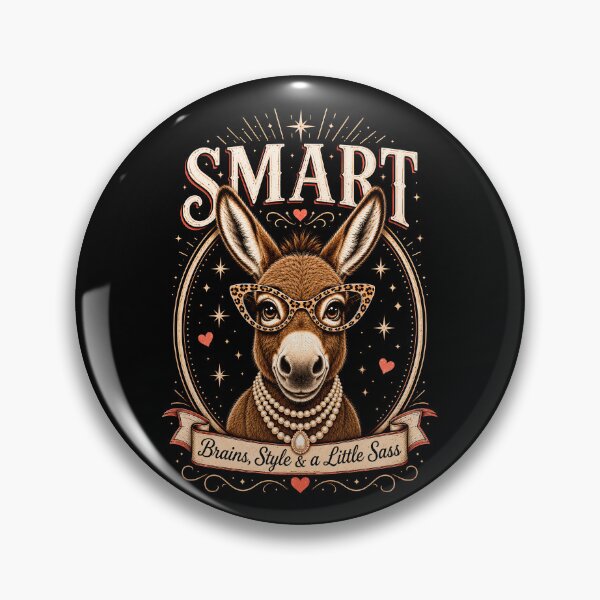 Item preview, Smart Donkey Brains Style Sass Funny Teacher  designed and sold by JerdbordinShop.