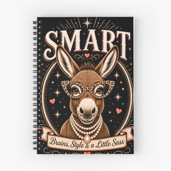 Item preview, Smart Donkey Brains Style Sass Funny Teacher  designed and sold by JerdbordinShop.