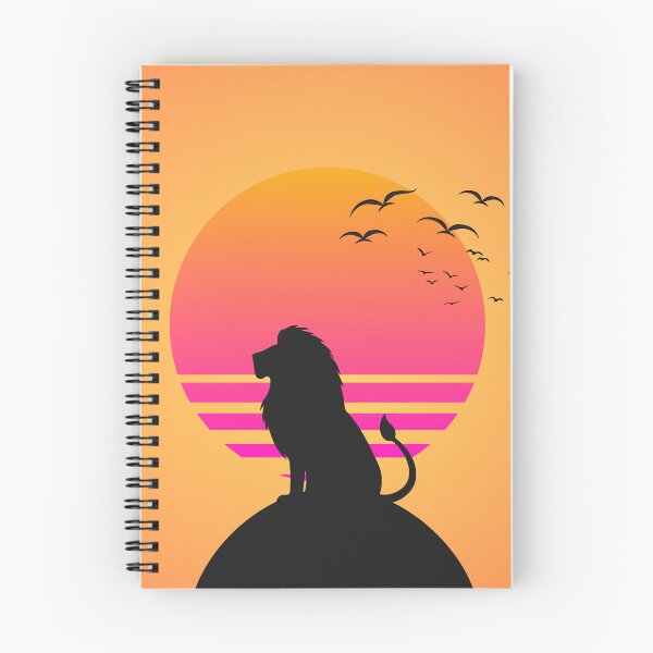 Item preview, Retro Lion Sunset Silhouette | Vintage Wildlife Design designed and sold by LeonixPrint.