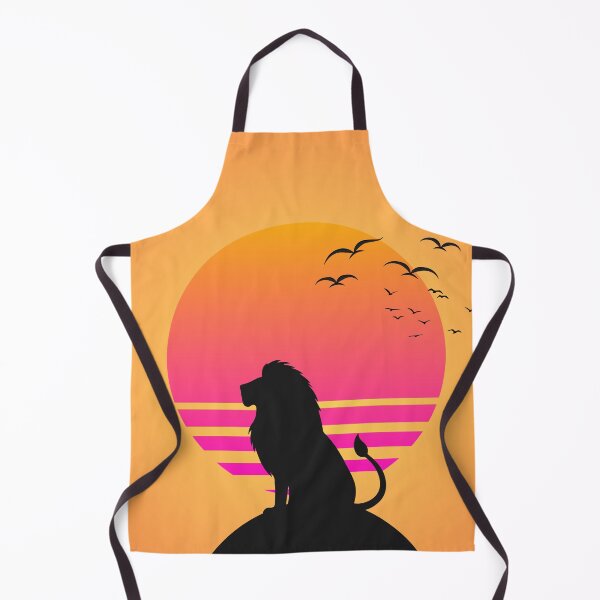 Item preview, Retro Lion Sunset Silhouette | Vintage Wildlife Design designed and sold by LeonixPrint.