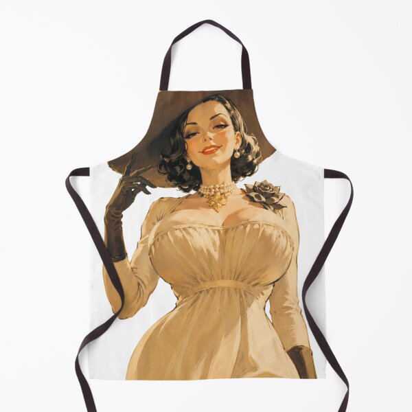 Item preview, Vampire Lady Pin-Up – Gothic Horror Inspired Vintage Retro Glamour Art designed and sold by Cosplayvintage.