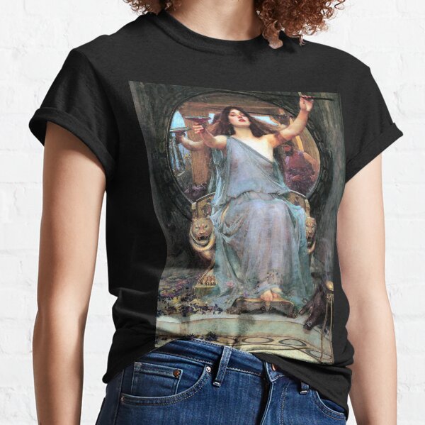 Circe offering the cup to Odysseus - John William Waterhouse Classic T-Shirt