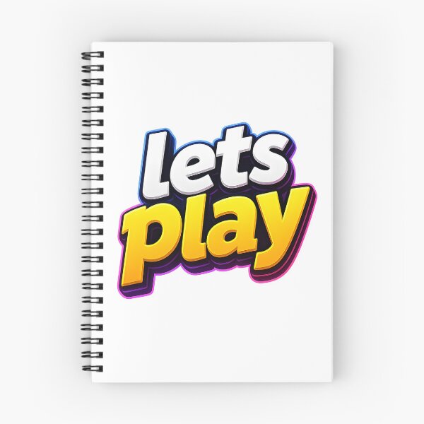 Item preview, lets play designed and sold by Black-White-art.