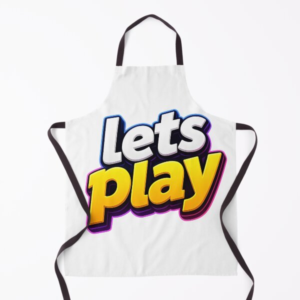 Item preview, lets play designed and sold by Black-White-art.