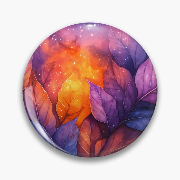 Item preview, Hearts 17 - Cosmic Galaxy Heart Leaf Illustration designed and sold by NikaNavi.