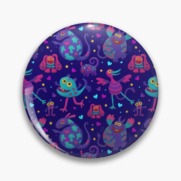 Item preview, Cute Monster Seamless Pattern designed and sold by PatykArt.